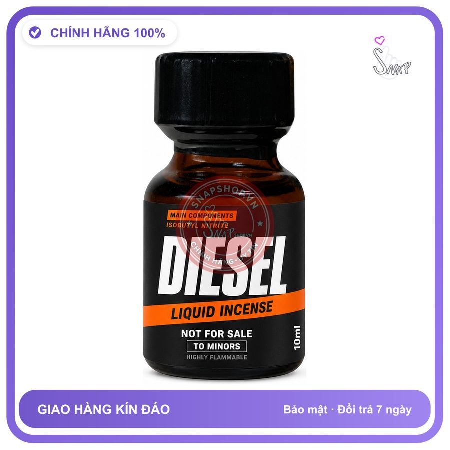 Chai hít tăng khoái cảm kích thích Popper DIESEL 10ml Chính hãng