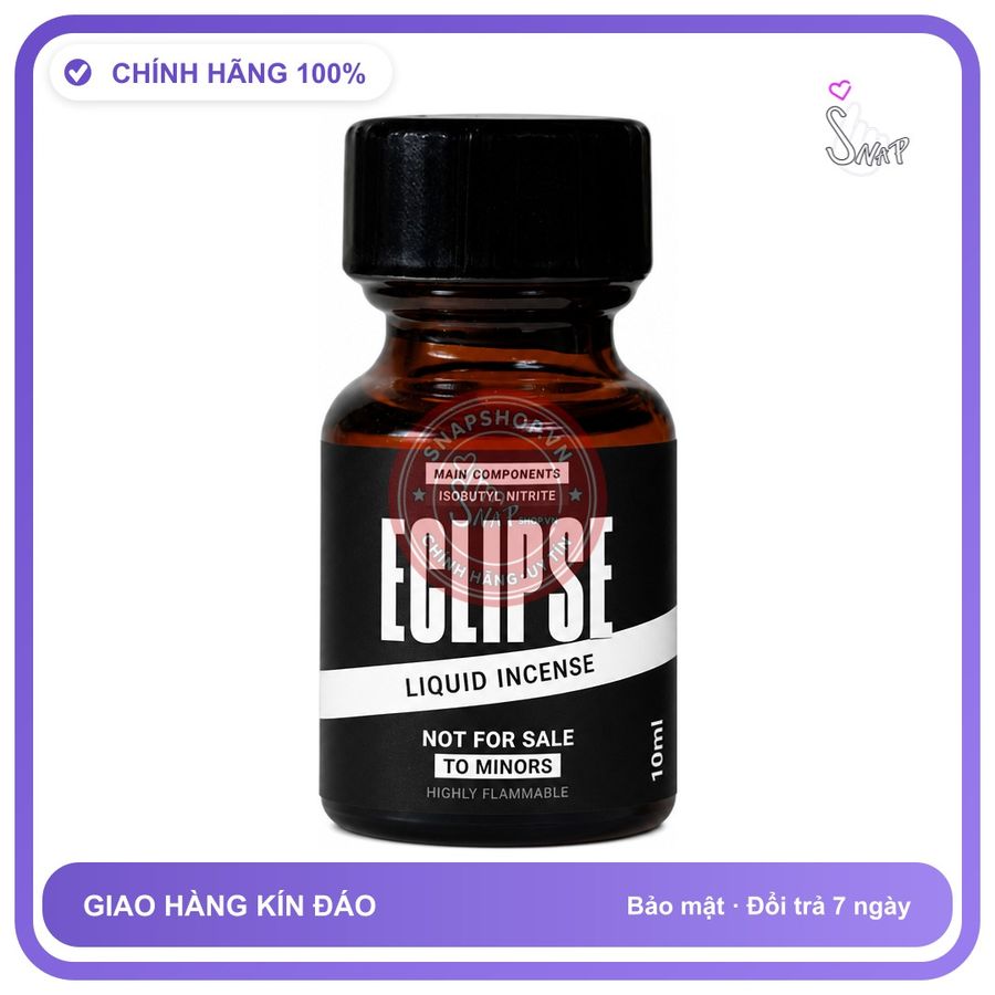 Chai hít tăng khoái cảm kích thích Popper ECLIPSE 10ml Chính hãng