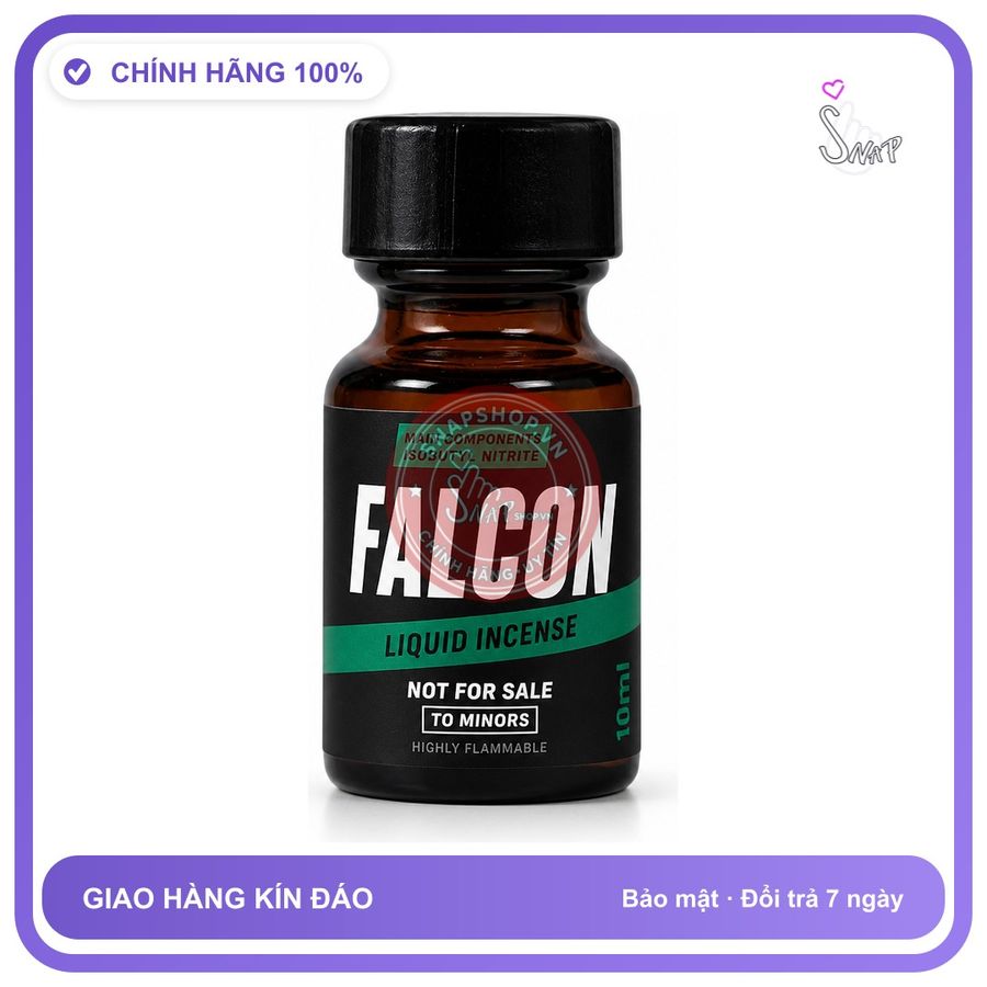 Chai hít tăng khoái cảm kích thích Popper FALCON 10ml Chính hãng