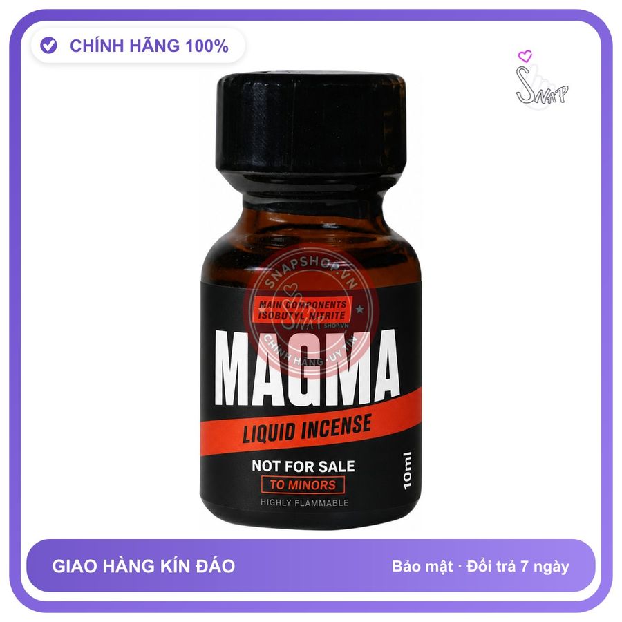 Chai hít tăng khoái cảm kích thích Popper MAGMA 10ml Chính hãng