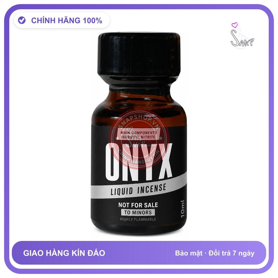 Chai hít tăng khoái cảm kích thích Popper ONYX 10ml Chính hãng