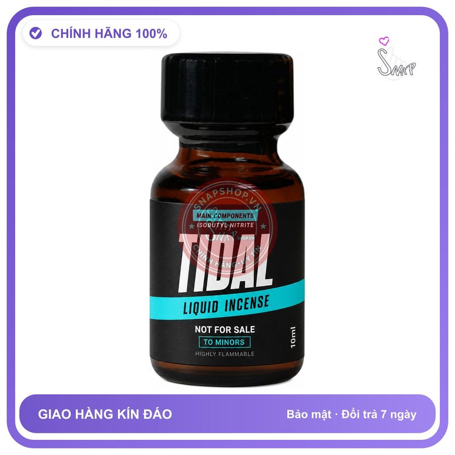Chai hít tăng khoái cảm kích thích Popper TIDAL 10ml Chính hãng