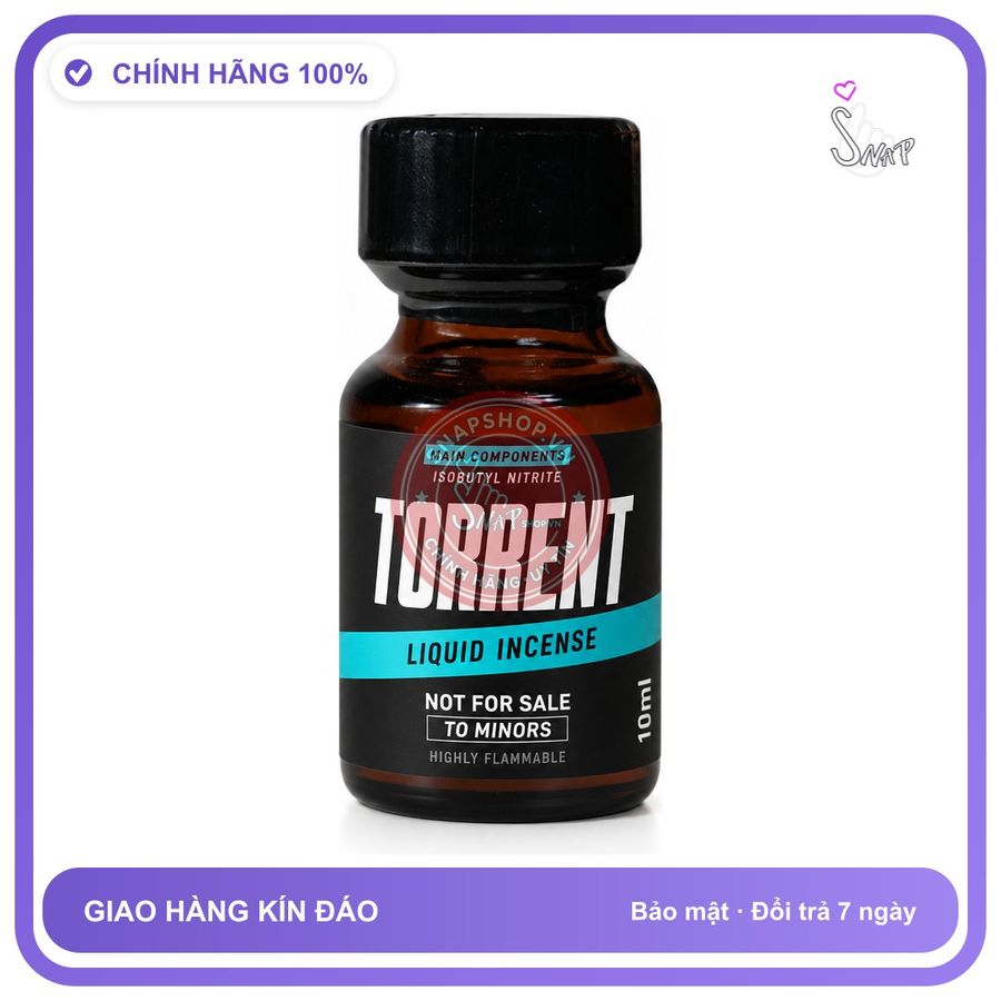 Chai hít tăng khoái cảm kích thích Popper TORRENT 10ml Chính hãng