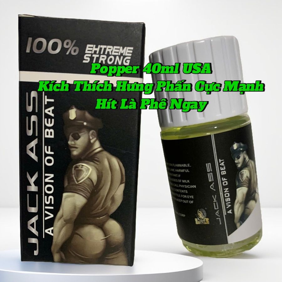 Popper 40ml USA Cho Bot, Kích Thích Hưng Phấn Cực Mạnh,, Hỗ Trợ Giảm Đau, Hít Là Phê Ngay 