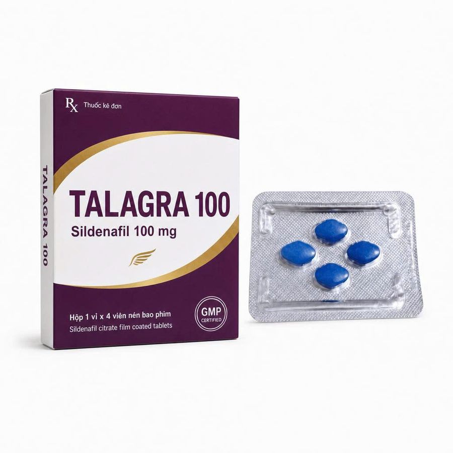 (Snapshop) Viên uống hỗ trợ tăng cường sinh lý nam Talagra 100 1 Viên Chính Hãng