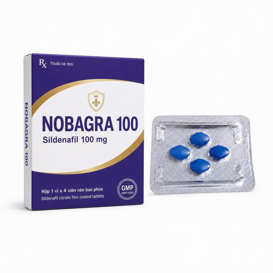 (Snapshop) Viên uống hỗ trợ tăng cường sinh lý nam Nobagra 100 1 Viên Chính Hãng