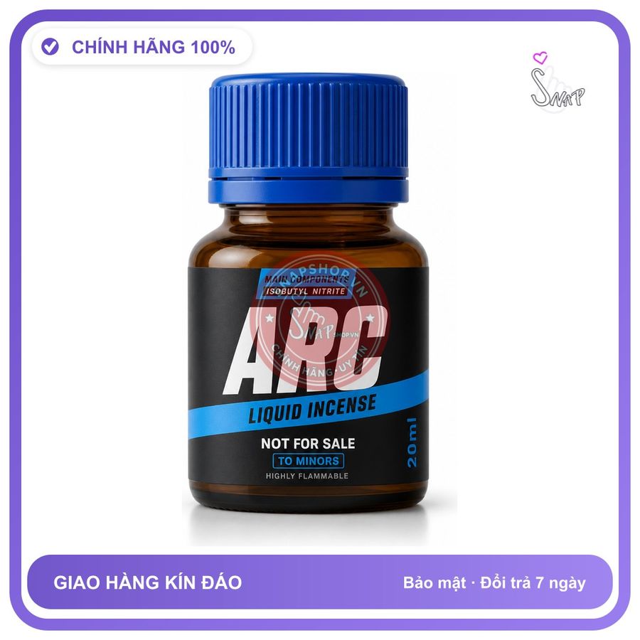 Chai hít tăng khoái cảm kích thích Popper ARC 20ml Chính hãng