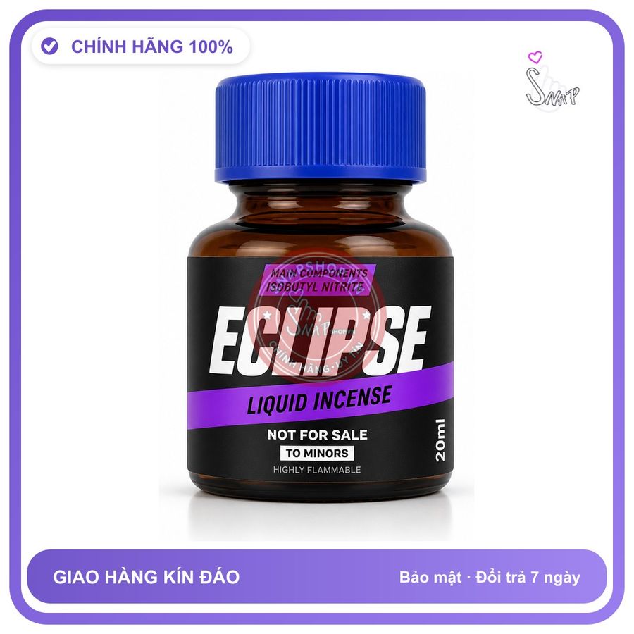 Chai hít tăng khoái cảm kích thích Popper ECLIPSE 20ml Chính hãng