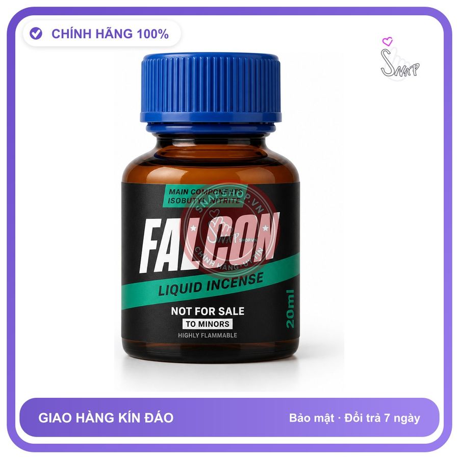 Chai hít tăng khoái cảm kích thích Popper FALCON 20ml Chính hãng