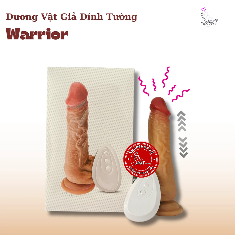 (Snapshop) Dương Vật Dính Tường Warrior Tỏa Nhiệt 7 Chế Độ Tự Động Chính Hãng