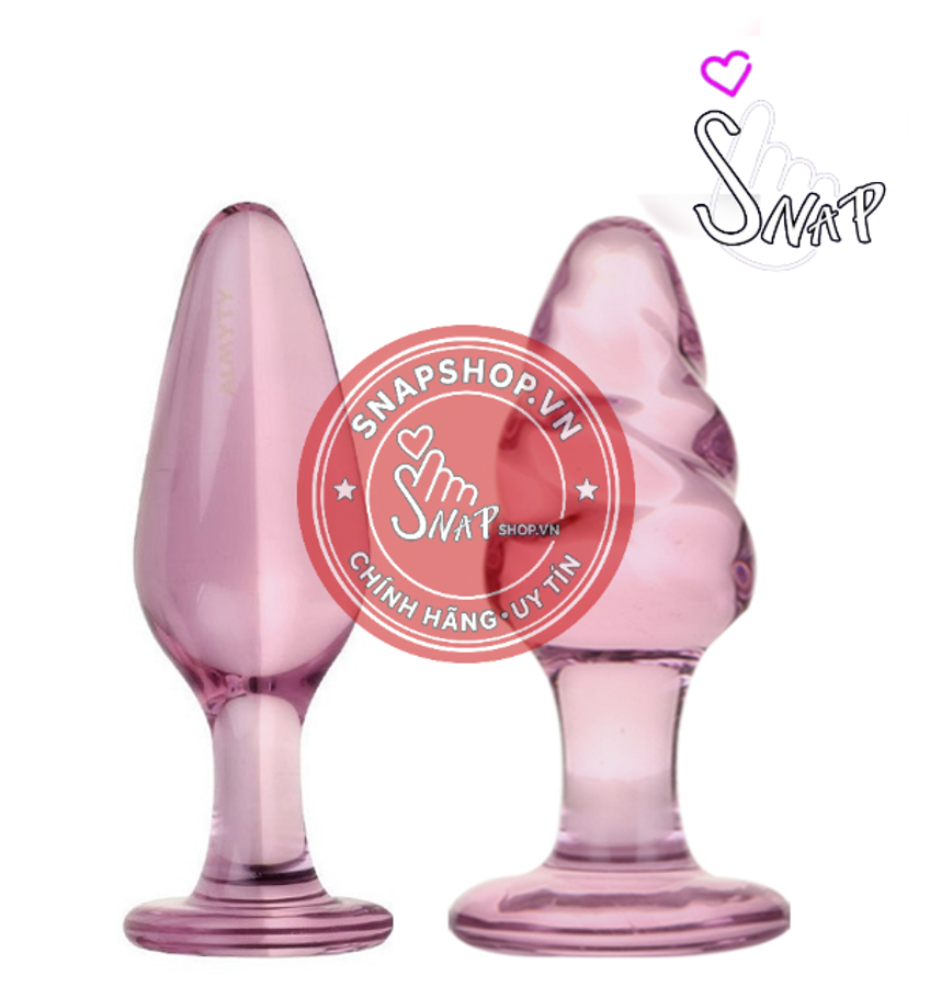(Snapshop) Đồ Chơi Cắm Hậu Môn Thủy Tinh Size XS Chính Hãng