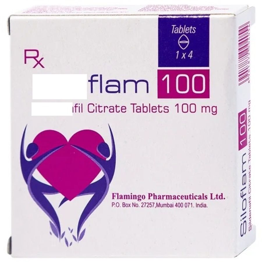 Viên uống hỗ trợ tăng cường sinh lý Si lo flam 100mg Vỉ 4 viên Chính hãng 2