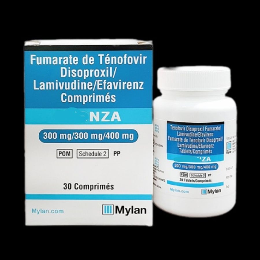 Viên uống Avonza – 300/300/400 phòng ngừa HIV sau QHTD ức chế virut 30 viên