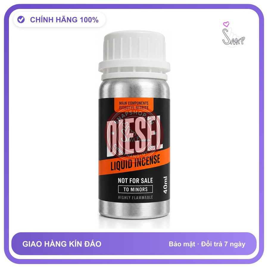 Chai hít tăng khoái cảm Popper Khô DIESEL 40ml Chính hãng