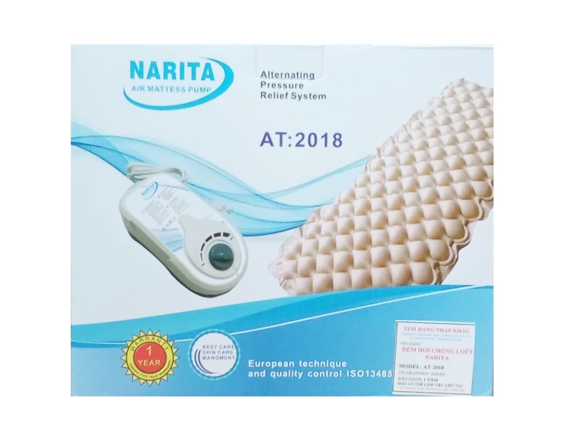 Narita AT - Đệm chống loét 2018 Nhật Bản Giải pháp thoải mái cho người nằm lâu, tránh lở loét và đau nhức, chất liệu PVC