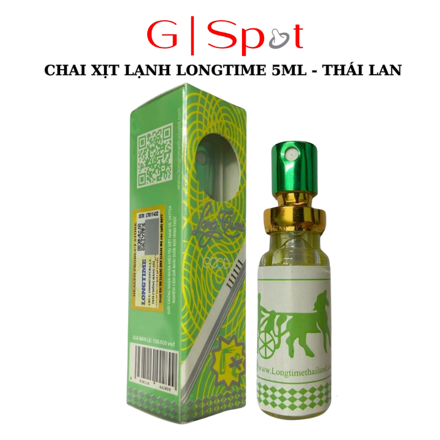 Longtime 5ml - Chai Xịt Lạnh Thái Lan Chính Hãng