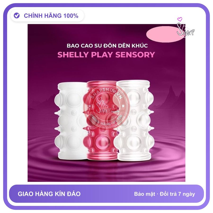 Shelly Play Sensory - Bao cao su đôn dên khúc Giao Kín Đáo