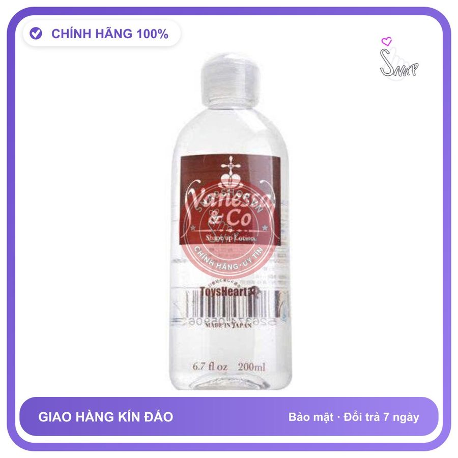 Vanessa 200ml - Gel Bôi Siêu Mượt, Cấp Ẩm Cao & Co Chai Chính Hãng