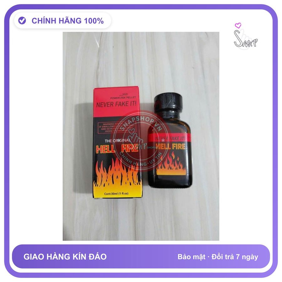 (Che Tên) Popper 30ml USA, Dòng Cực Mạnh, Phê Lâu, Cho Ng Lờn Lâu Năm - Hàng Mới Về
