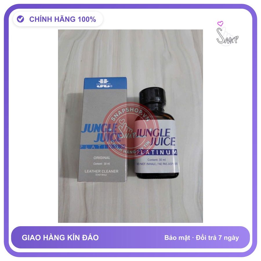 (Che Tên) Chai Hít Kích Thích Hưng Phấn Cực Mạnh, Tác Dụng Cực Nhanh, Cho Nam Nữ, Popper 30ml USA Hộp Trắng Kín