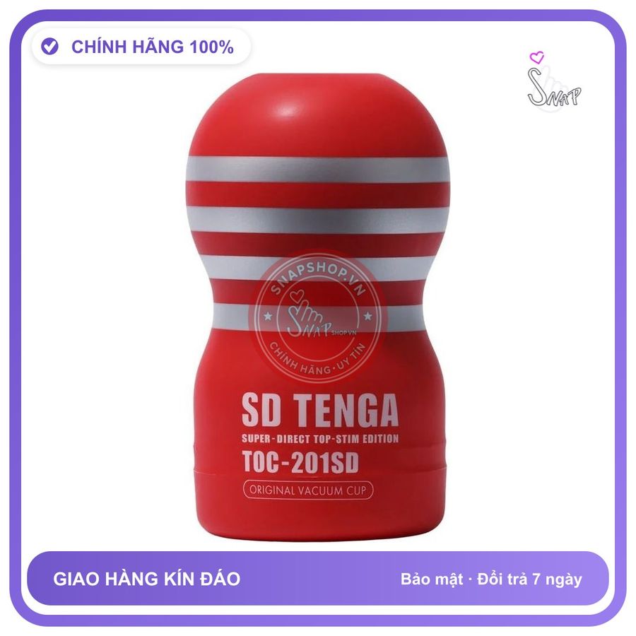 (Che Tên) Cốc Âm Đạo TENGA SD Deep Throat Cup Mở Là Dùng Ngay, Chọn Đúng Độ Siết Bạn Cần - Snapshop