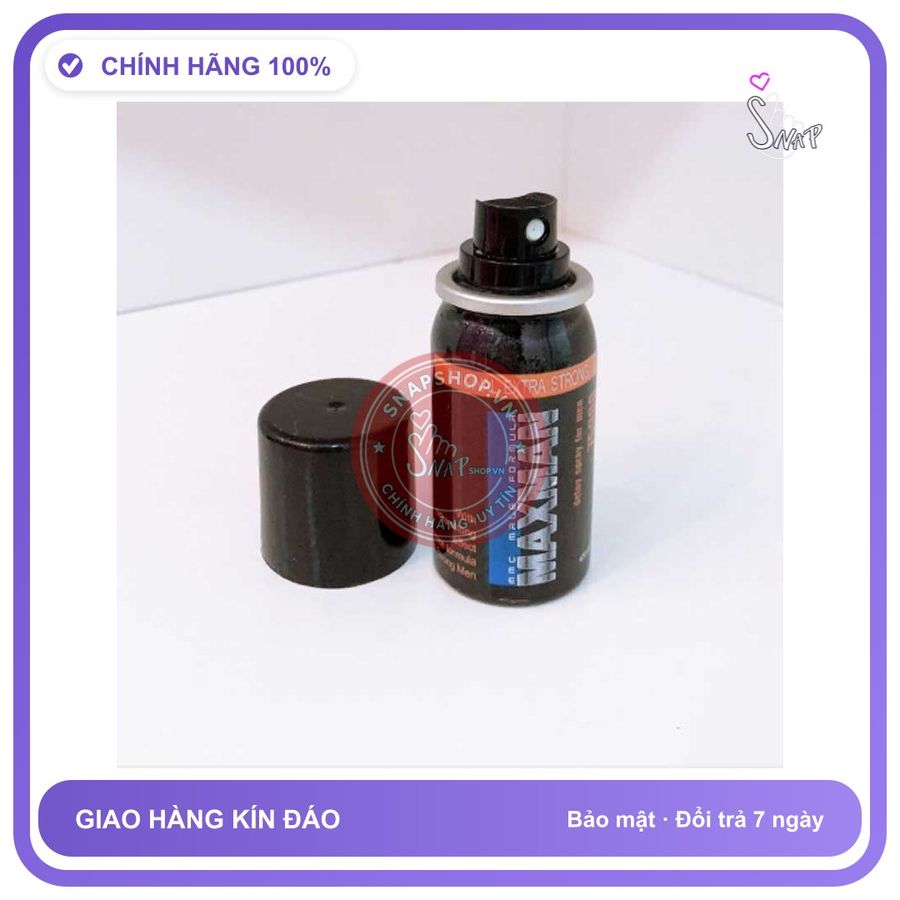 Hàng Chuẩn Nhập Khẩu - Dung Dịch Xịt Nam Giới Maxman Đức Làm Chủ Thời Gian, Khẳng Định Bản Lĩnh