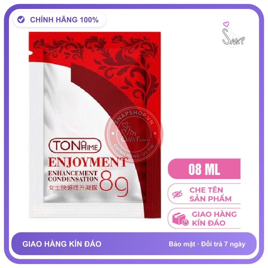 Sản Phẩm Chính Hãng Loại 1 - Dung Dịch Bôi trơn dạng gói TONO HIME 8g nóng ấm
