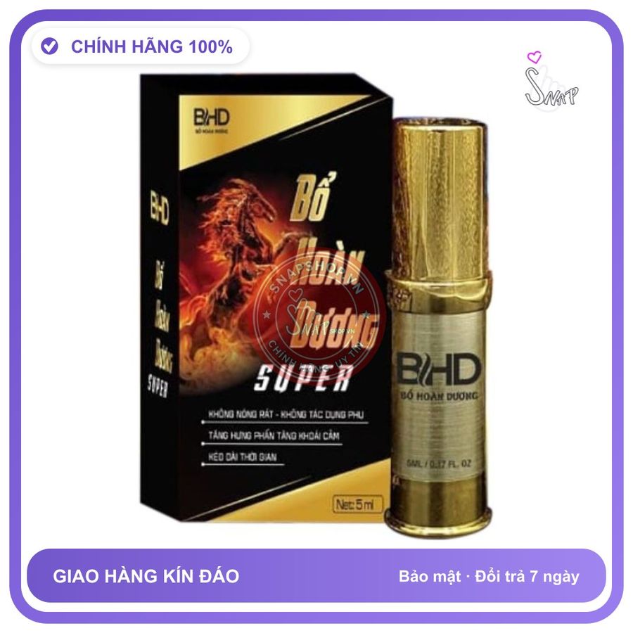 Hàng Chuẩn Nhập Khẩu - Dung Dịch Xịt Hỗ Trợ Bổ Hoàn Dương Super 5ml