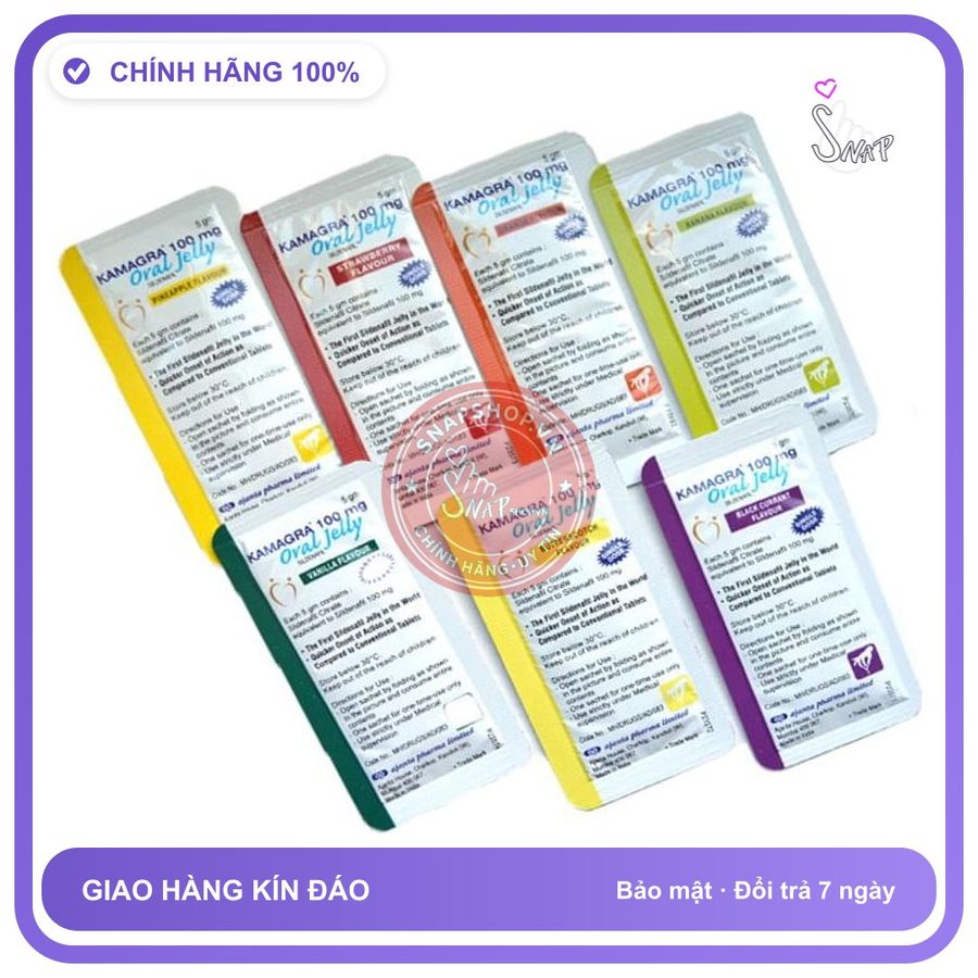 Sản Phẩm Chính Hãng Loại 1 - Kẹo Dẻo Hỗ Trợ tăng cường sinh lý nam Kamaga vị trái cây lâu hơn cứng hơn