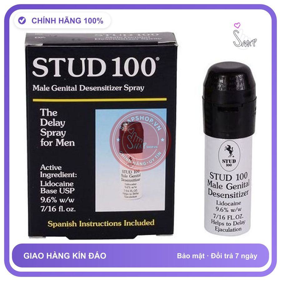 Hàng Nội Địa Cao Cấp - Dung Dịch Xịt Stud 100 Giúp Kéo Dài Thời Gian Cho Nam 10ml