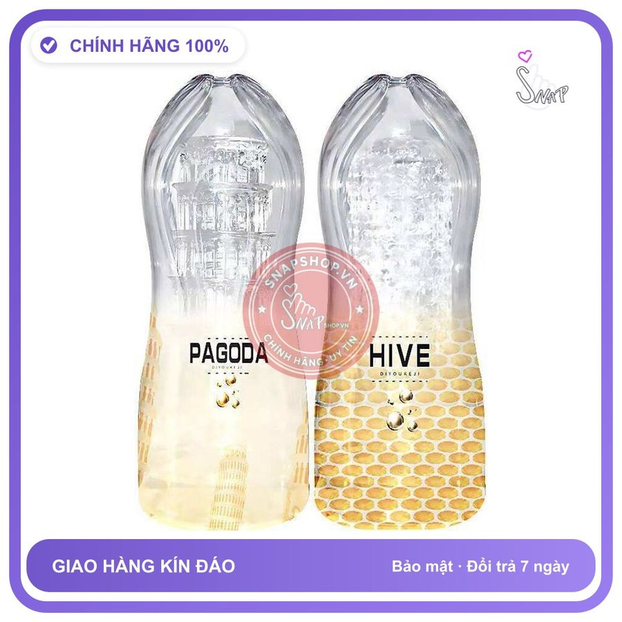 (Che Tên) Âm Đạo Giả DIYUKEJI HIVE & PAGODA Hai Cấu Trúc Lõi, Chọn Đúng Cảm Giác Bạn Muốn - Snapshop