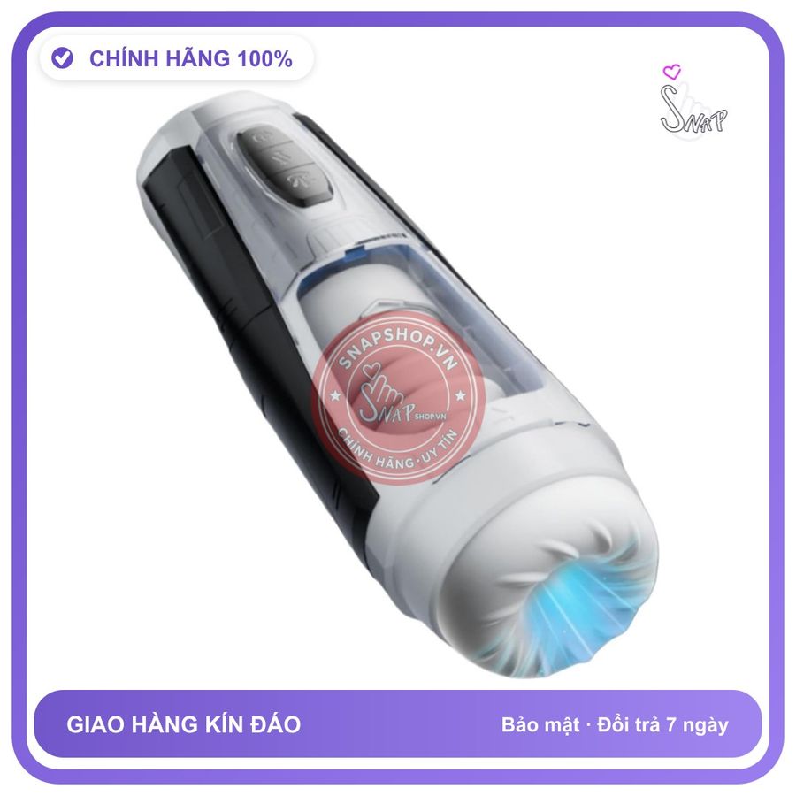 (Che Tên) Âm Đạo Giả Điện Tử Mech Warrior UI-12 — Lực Kéo Mạnh, Riêng Tư Tuyệt Đối Qua Tai Nghe Hỗ Trợ 24/7