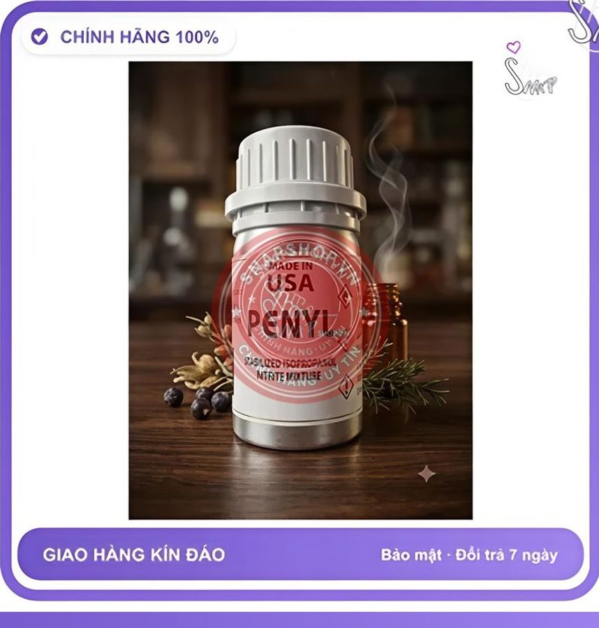 (Che Tên) Popper Penyl USA khô 60ml USA, Giá Sỉ,Hàng Chính Hãng, Cực Mạnh, Che Tên Hỗ Trợ 24/7