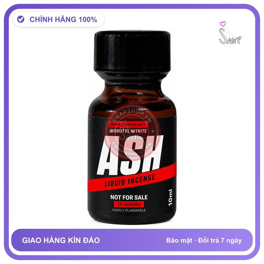 Chai hít tăng khoái cảm kích thích Popper ASH 10ml Chính hãng