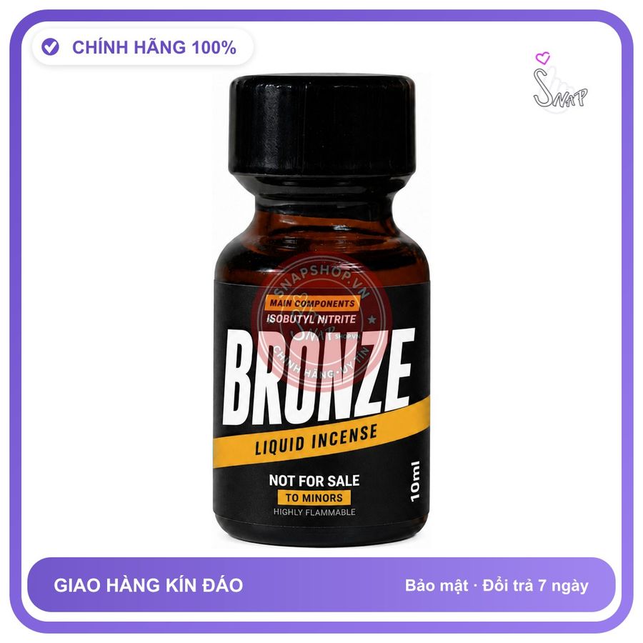 Chai hít tăng khoái cảm kích thích Popper BRONZE 10ml Chính hãng