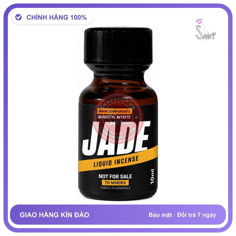 Chai hít tăng khoái cảm kích thích Popper JADE 10ml Chính hãng