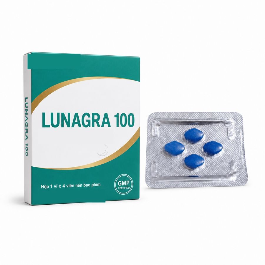 Viên uống hỗ trợ tăng cường sinh lý thảo dược dành cho nam LUNAGRA 1 Viên Chính hãng