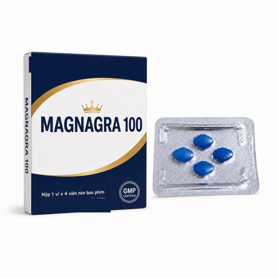 Viên uống hỗ trợ tăng cường sinh lý thảo dược dành cho nam MAGNAGRA 1 Viên Chính hãng