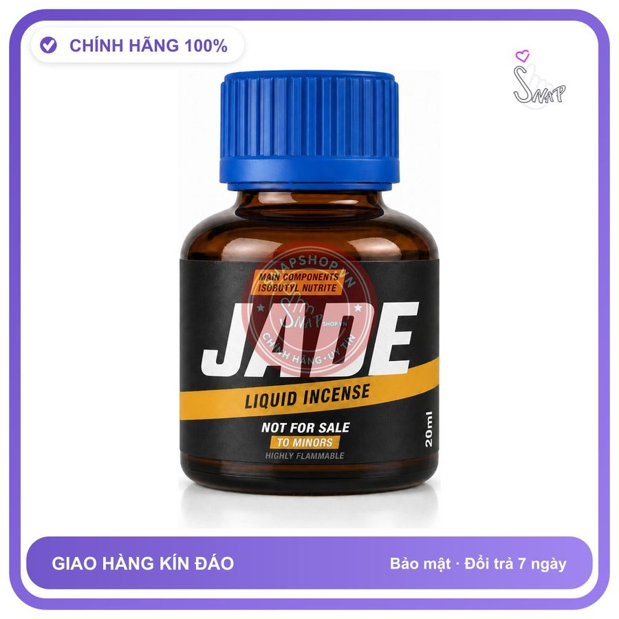 Chai hít tăng khoái cảm kích thích Popper JADE 20ml Chính hãng