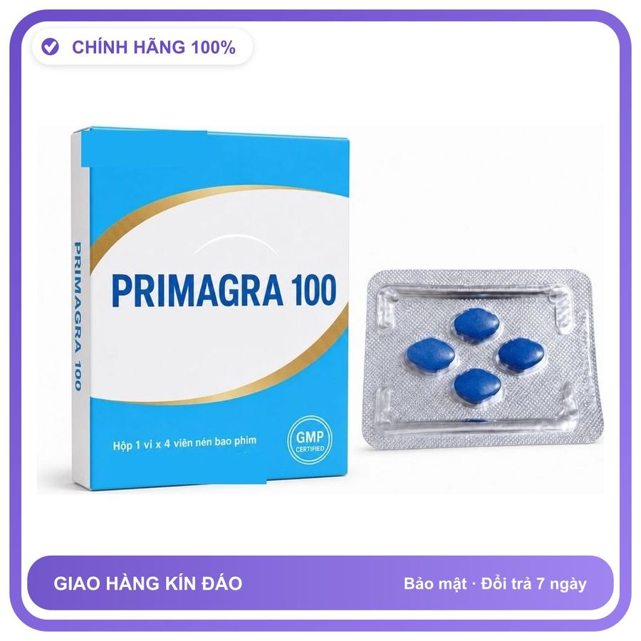 Viên uống hỗ trợ kéo dài cho nam thảo dược PRIMAGRA 4 Viên Chính hãng