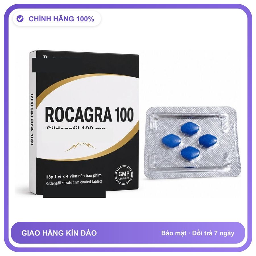 Viên uống hỗ trợ kéo dài cho nam thảo dược ROCAGRA 4 Viên Chính hãng