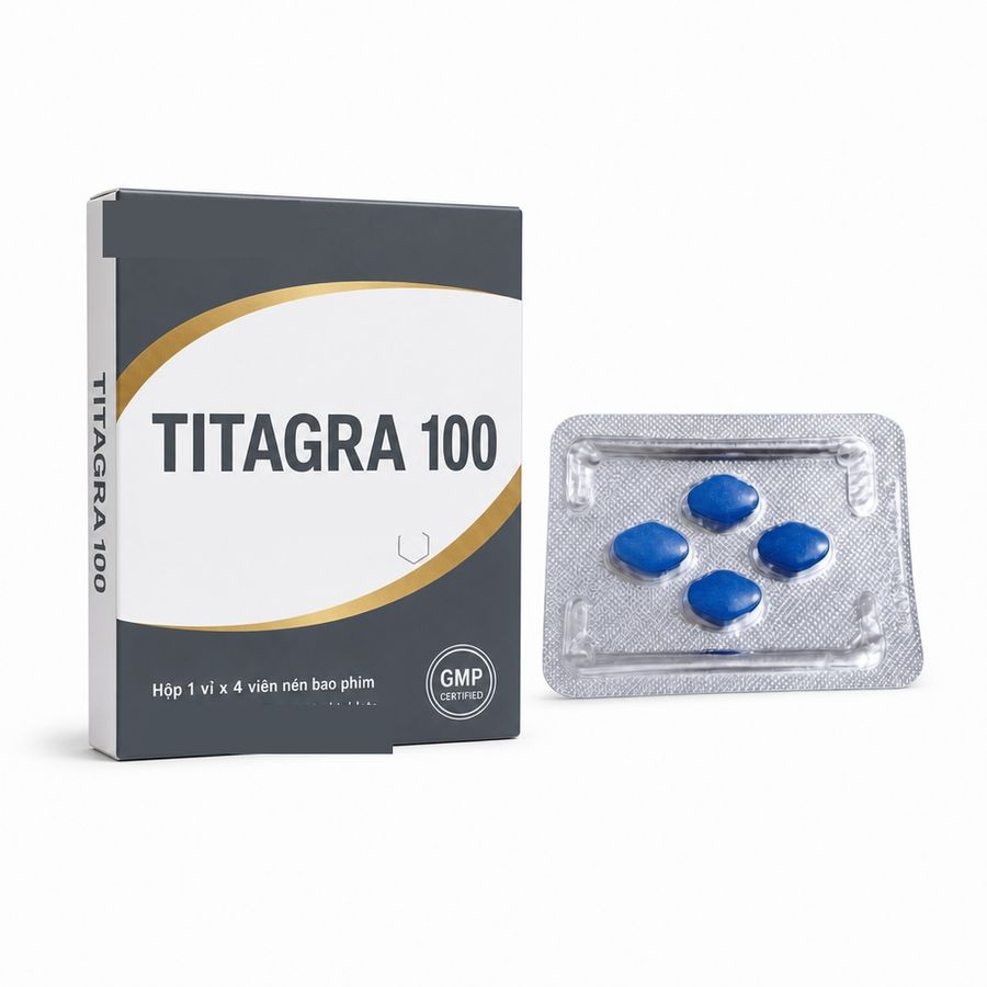 Viên uống hỗ trợ tăng cường sinh lý thảo dược dành cho nam TITAGRA 1 Viên Chính hãng