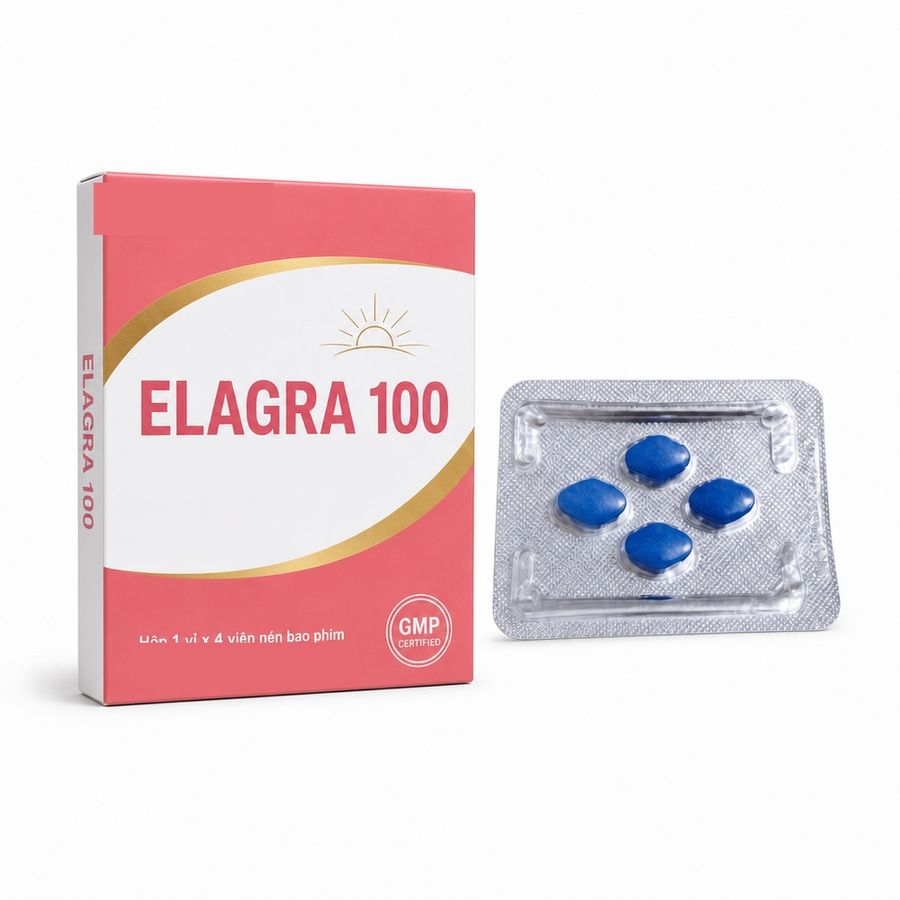Viên uống hỗ trợ tăng cường sinh lý thảo dược dành cho nam ELAGRA 1 Viên Chính hãng