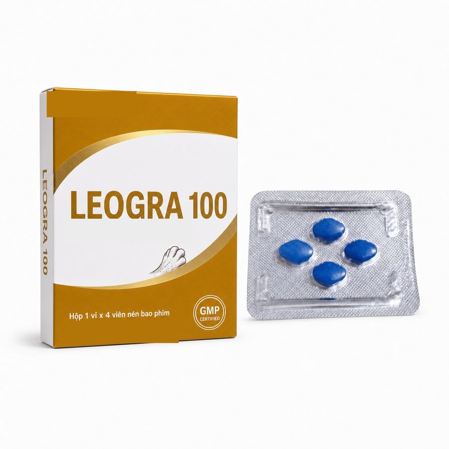 Viên uống hỗ trợ tăng cường sinh lý thảo dược dành cho nam LEOGRA 1 Viên Chính hãng