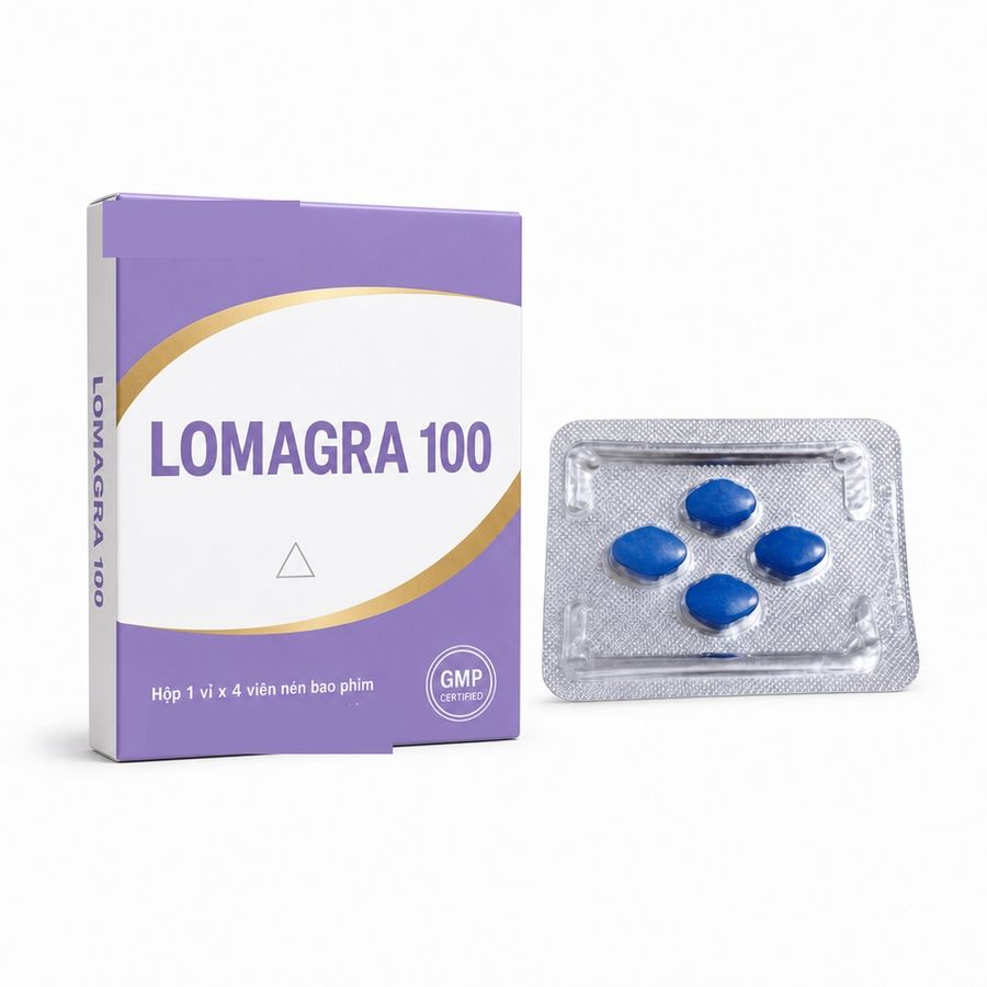 Viên uống hỗ trợ tăng cường sinh lý thảo dược dành cho nam LOMAGRA 1 Viên Chính hãng