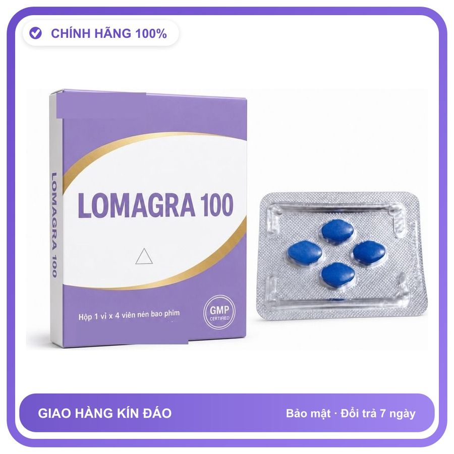 Viên uống hỗ trợ kéo dài cho nam thảo dược LOMAGRA 4 Viên Chính hãng