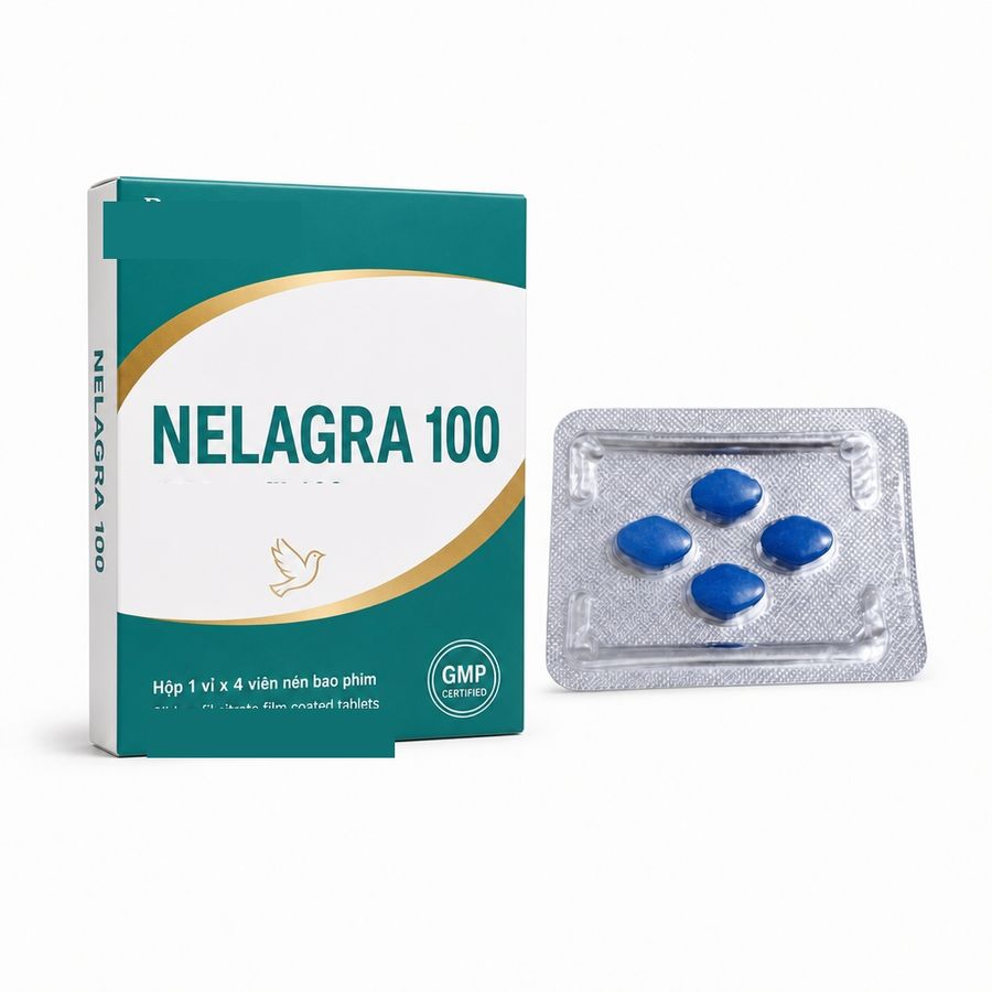 Viên uống hỗ trợ tăng cường sinh lý thảo dược dành cho nam NELAGRA 1 Viên Chính hãng