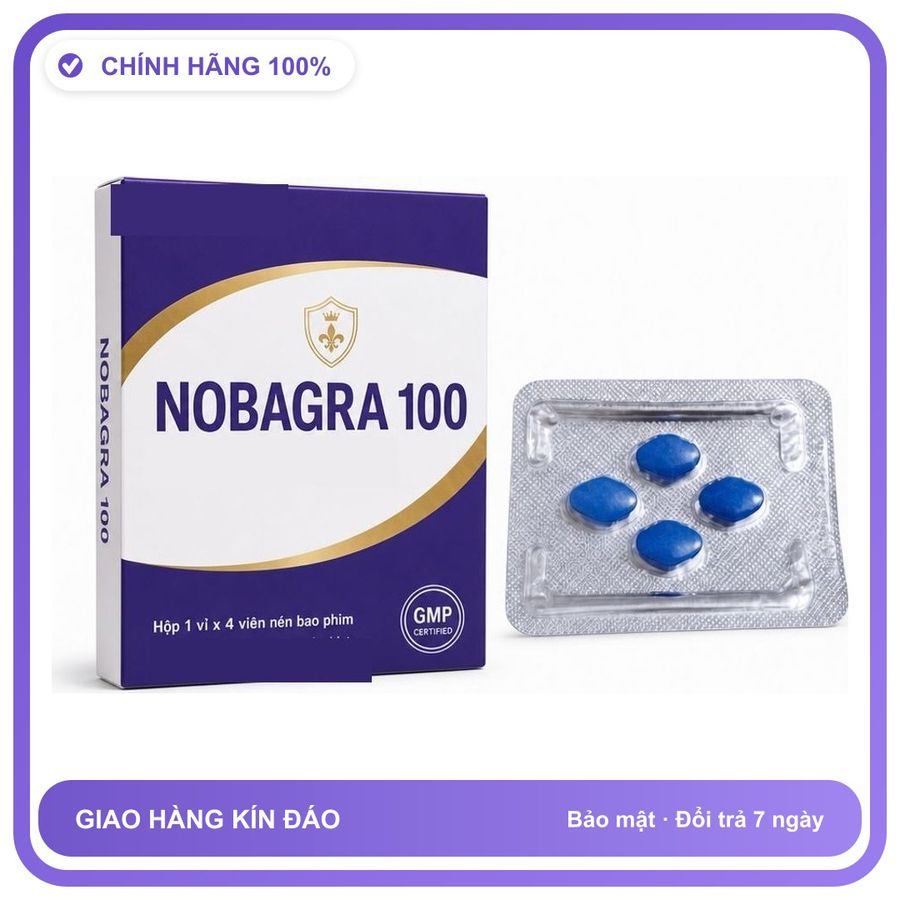 Viên uống hỗ trợ kéo dài cho nam thảo dược NOBAGRA 4 Viên Chính hãng