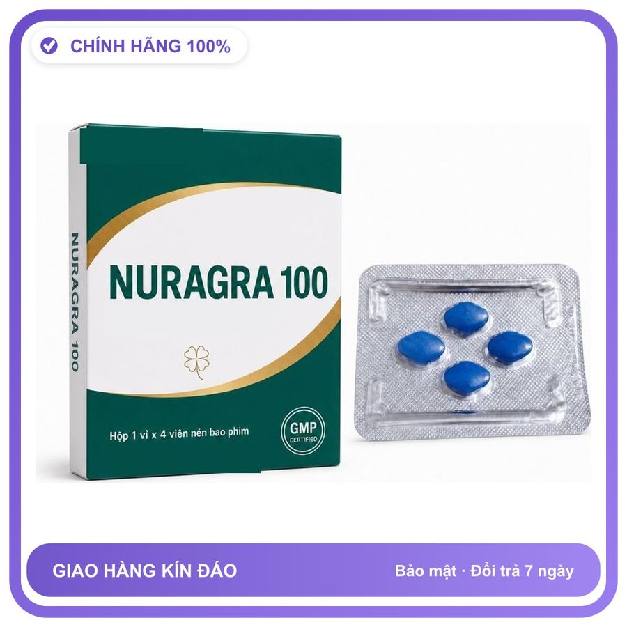 Viên uống hỗ trợ kéo dài cho nam thảo dược NURAGRA 4 Viên Chính hãng