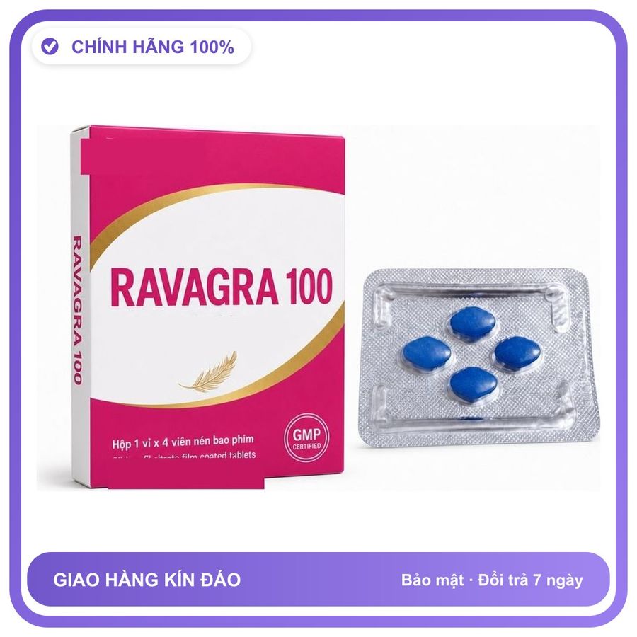 Viên uống hỗ trợ kéo dài cho nam thảo dược RAVAGRA 4 Viên Chính hãng